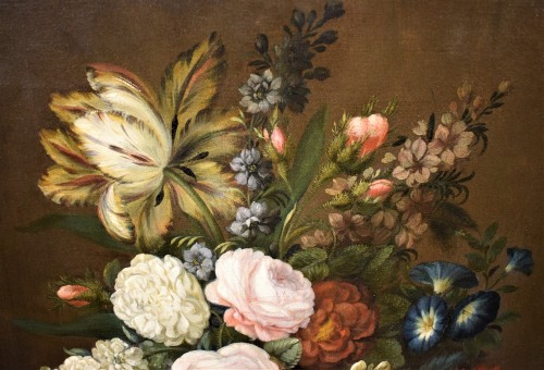 XVIIIe siècle - Nature Morte de fleurs - Jean-Louis Prévost